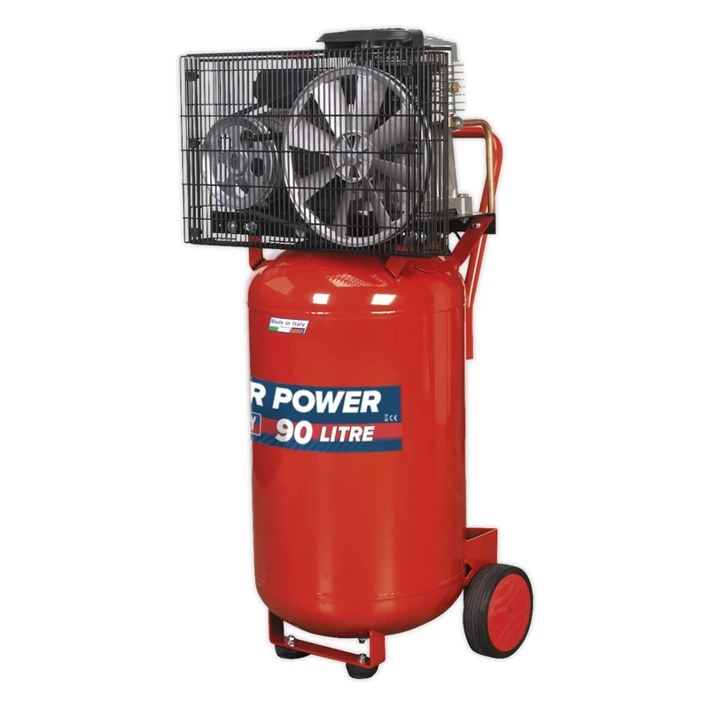 Sealey Sac1903B Compressor 90Ltr Vertical Belt Drive 3Hp