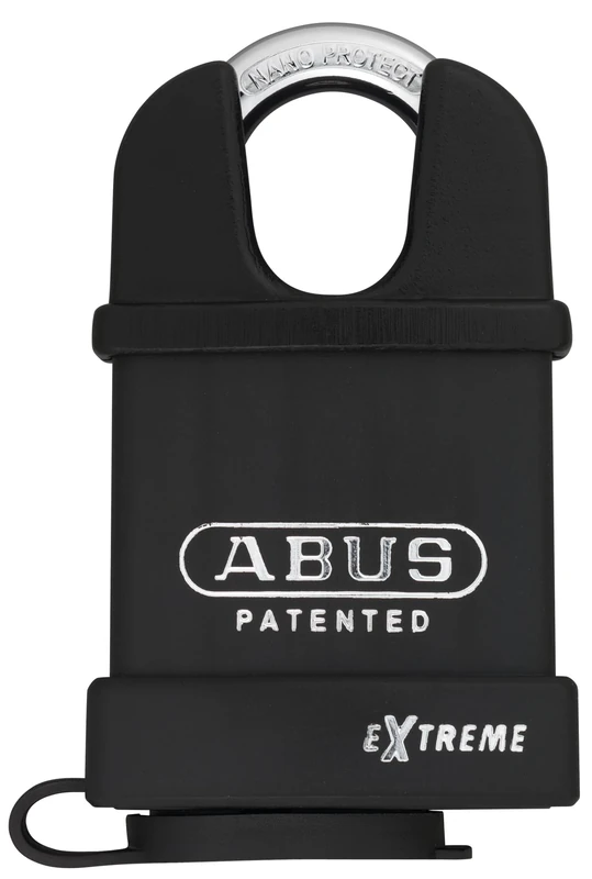 ABUS Padlock Extreme 83WPCS/53 - Weatherproof - Additional Shackle Protection - Hardened Special Steel - ABUS Security Level 8 - Black