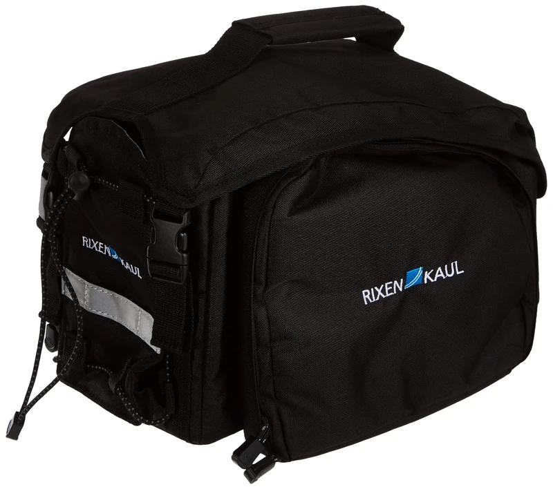 KlickFix 561205 Unisex bicycle bag Rackpack 1 Plus for Rackt luggage rack bag, black, 28 x 35 x 48 cm