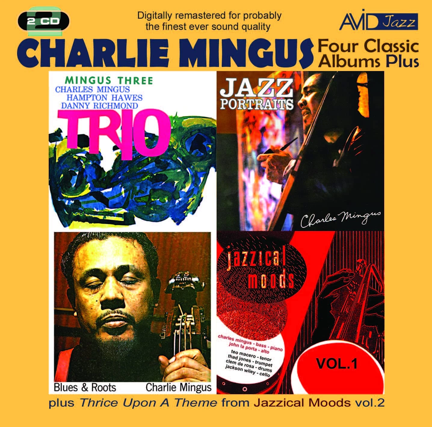 Four Classic Albums Plus (Blues and Roots / Mingus Three: Trio / Jazz Portraits / Jazzical Moods Vol.1)