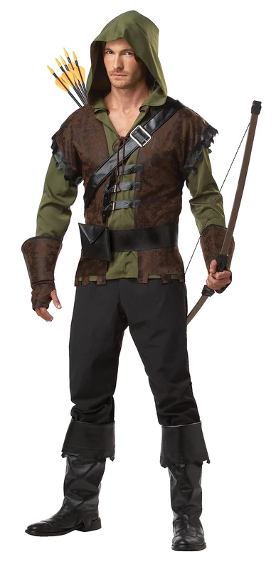 California Costumes 1129 Robin Hood Adult-sized Costume, Solid, Brown, Large