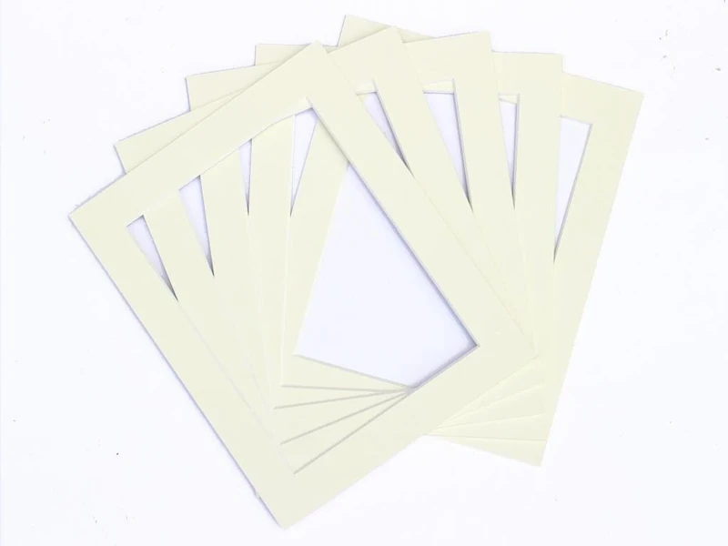 Frame Company Pack of 10 Ivory Mounts 80x60cm for 60x40cm *Choice of Colours*