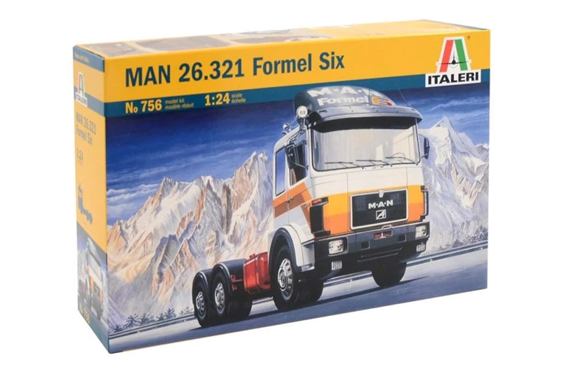 Italeri 0756 MAN 26.321 Formel Six, scale 1:24, Plasti Model Kit