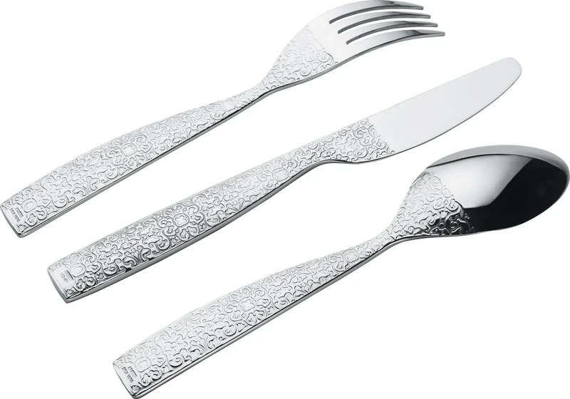 Alessi Dressed Cutlery Set, Silver, 5-Piece