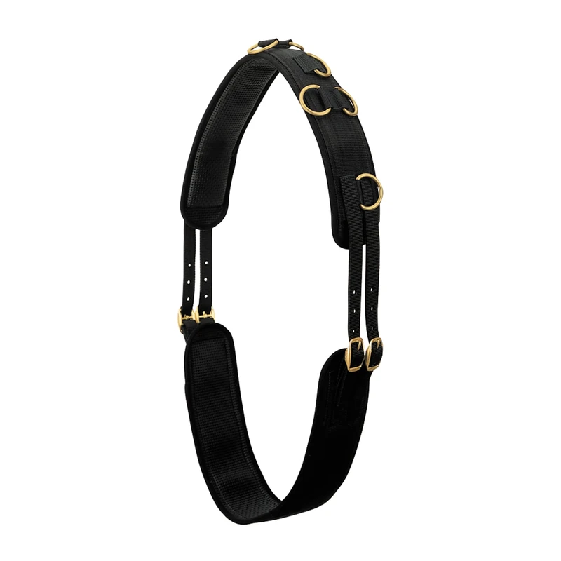 Weaver Leather Neoprene Surcingle Black,Lime