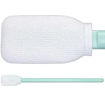 Texwipe TX714A Cleanroom Swab, 0.5inchL Knit Polyester Tip, PP Handle; 100/Pk