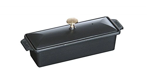 Staub Rectangular Cast Iron Terrine - 1.45L Black Cookware - Image 1
