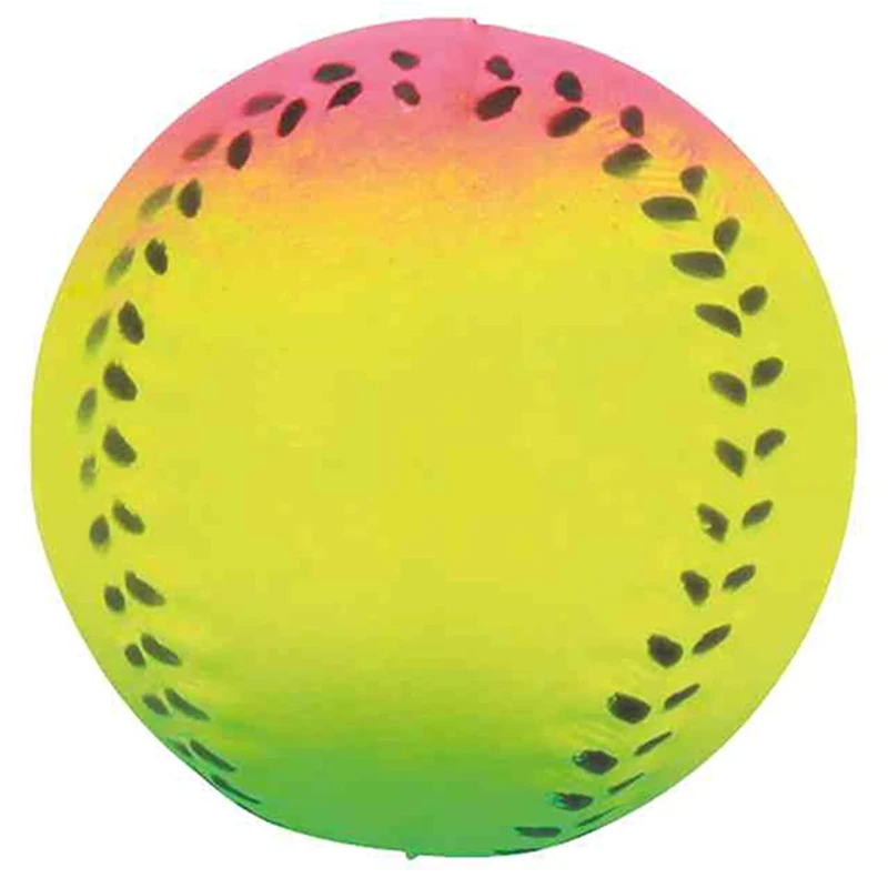 Trixie 3458 Neon Balls, Soft Rubber, 7 cm, 15 Pieces - Image 1