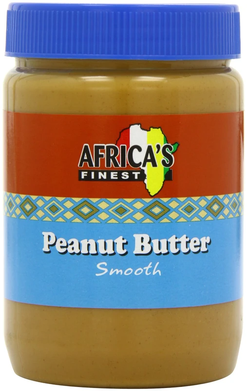 Africa's Finest Peanut Butter Smooth 500 g (Pack of 12)