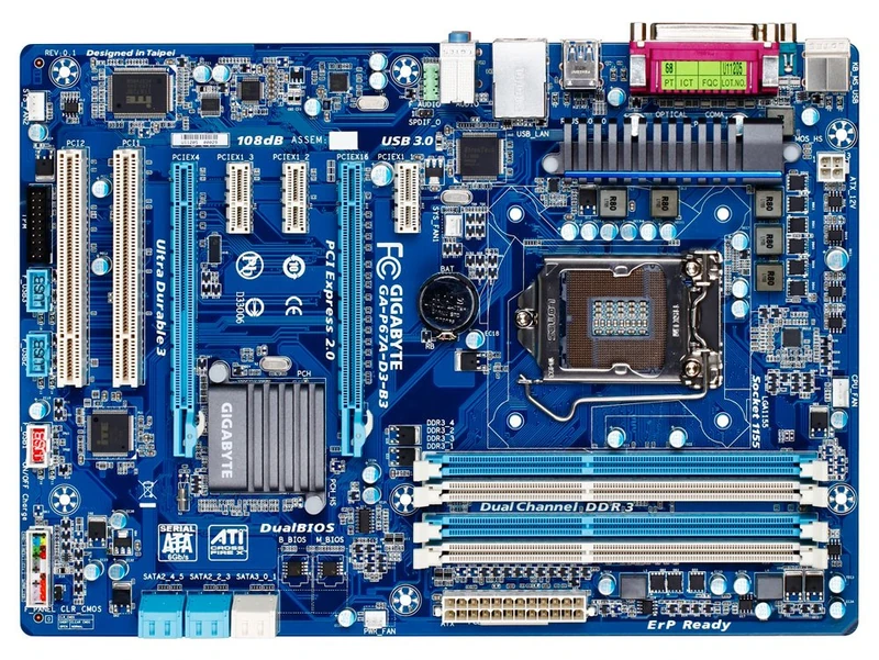 Gigabyte GA-P67A-D3-B3 SKT-1155 Motherboard (Rev 1.0)