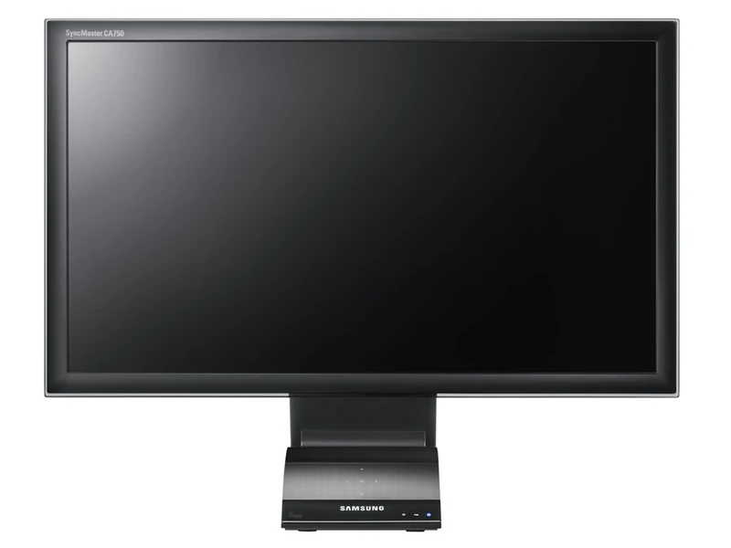 Samsung C23A750 23 inch Widescreen LED Wireless USB Hub Monitor (MEGA DCR, 1920 x 1080 Full HD, 2ms, 4 x USB, HDMI/USB) - Gloss Black