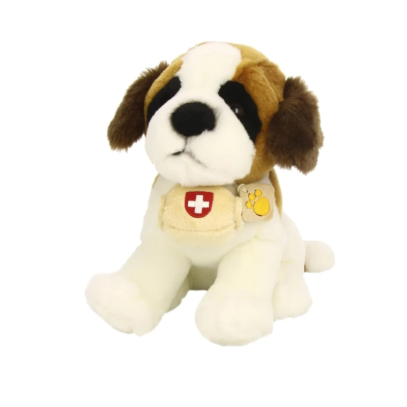 Plush and Company Bernie San Bernard Dog with Botticella Plush Toy, 29 cm