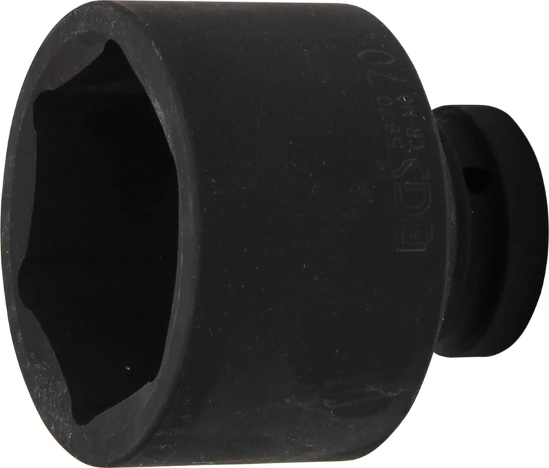 BGS 5870 | Impact Socket, Hexagon | 25 mm (1") Drive | 70 mm