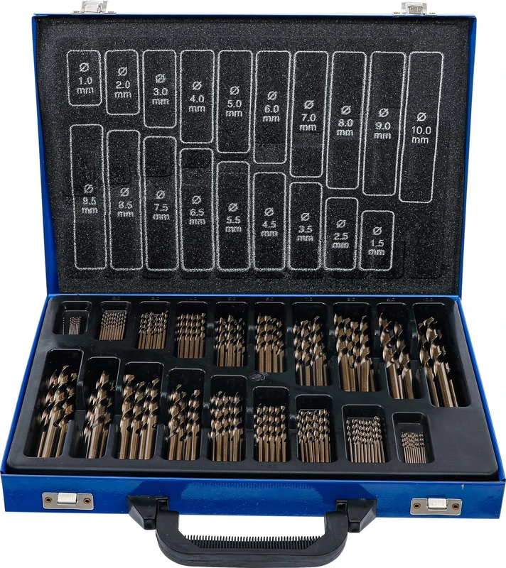 BGS 2000 | Twist Drill Set | HSS | 5% cobalt alloy | 1 - 10 mm | 170 pcs.