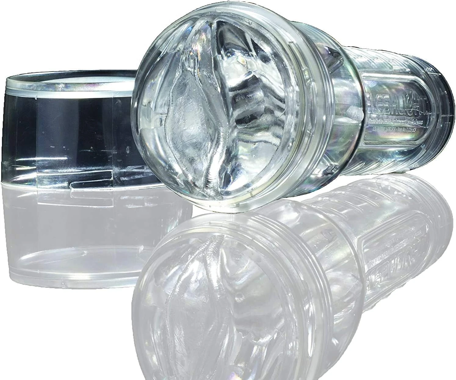 Fleshlight Ice Lady Crystal Texture Discrete Masturbator, Made of Realistic Superskin Material