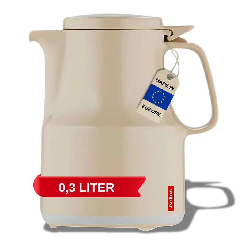 Helios Thermoboy Vacuum Jug Beige 0.3 Litre