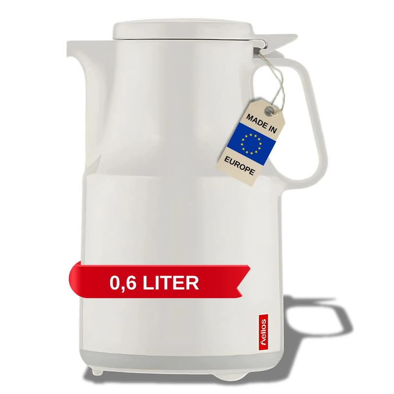 Helios Thermoboy Vacuum Jug White 0.6 Litre