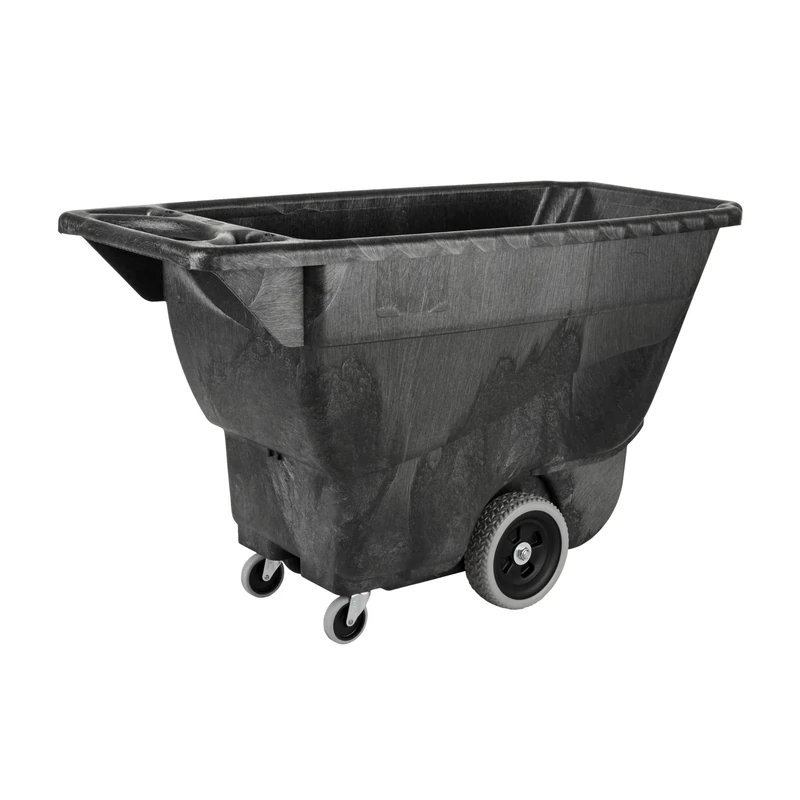 Rubbermaid 450lb Commercial Polyethylene Box Cart - Black