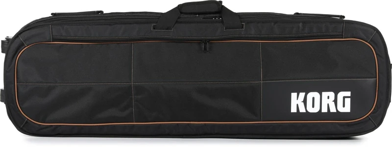 Korg - CB-SV-73 Rolling Carry Case for Korg SV1-73 Stage Piano - Black