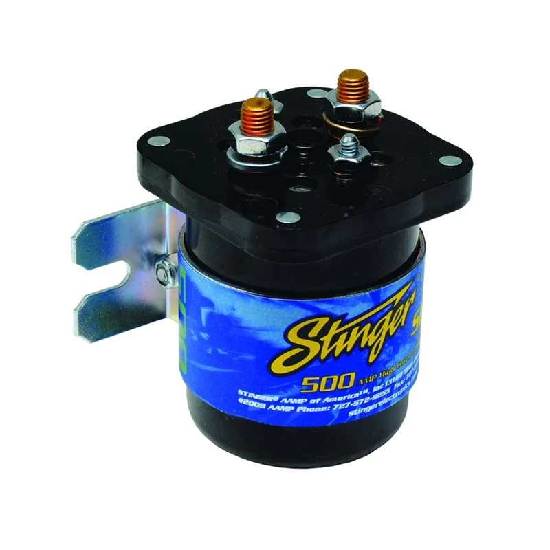 Stinger SGP35 500-AMP Relay and Isolator, Black - Image 1