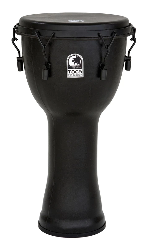 TOCA Djembe Freestyle Mechanically Tuned 12" Black Mamba SFDMX-12BM