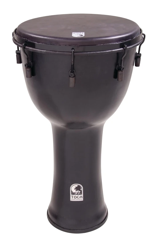 TOCA Djembe Freestyle Mechanically Tuned 14" Black Mamba SFDMX-14MB