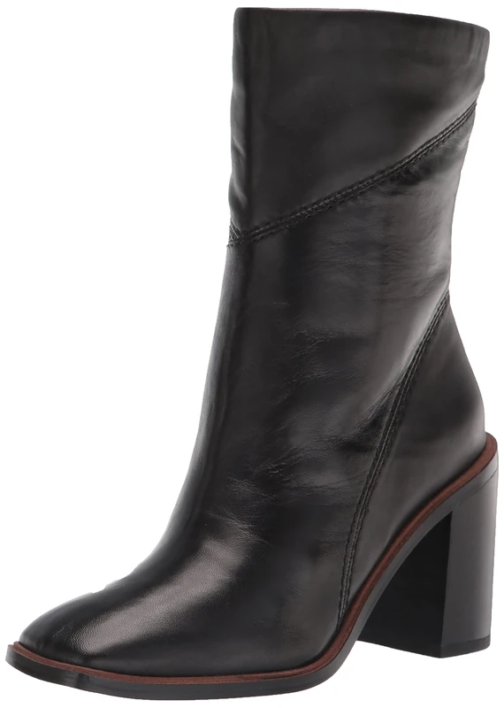 Franco Sarto Women's Stevie Mid Calf Boot, Black, 7.5 UK