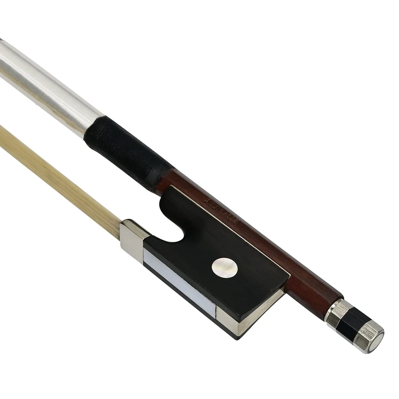 J. LaSalle LB-15 Premium Deluxe Student Series Brazilwood Violin Bow, 1/4 Size