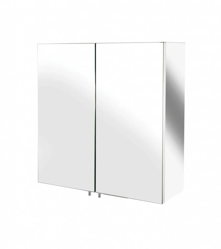 Croydex Avon Double Door Stainless Steel Cabinet WC866105 Small Double Door