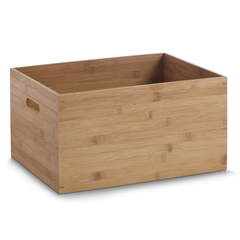 Zeller Storage Box, Bamboo, Multi-Colour, 40 x 30 x 21 cm - Image 1