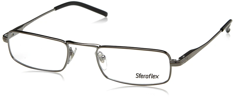 Sferoflex 0Sf2201, Eyeglass Frames for Men, Brown (Gunmetal), 52