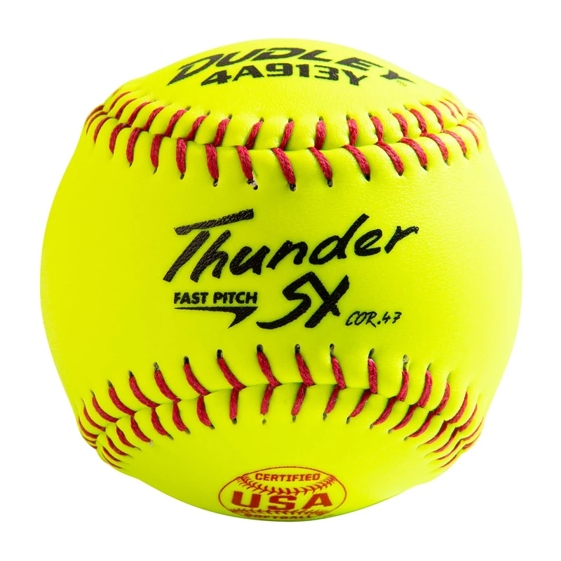 Dudley ASA Thunder SY 12" (.47) Fast Pitch Softball - Synthetic Cover - Pack of 12