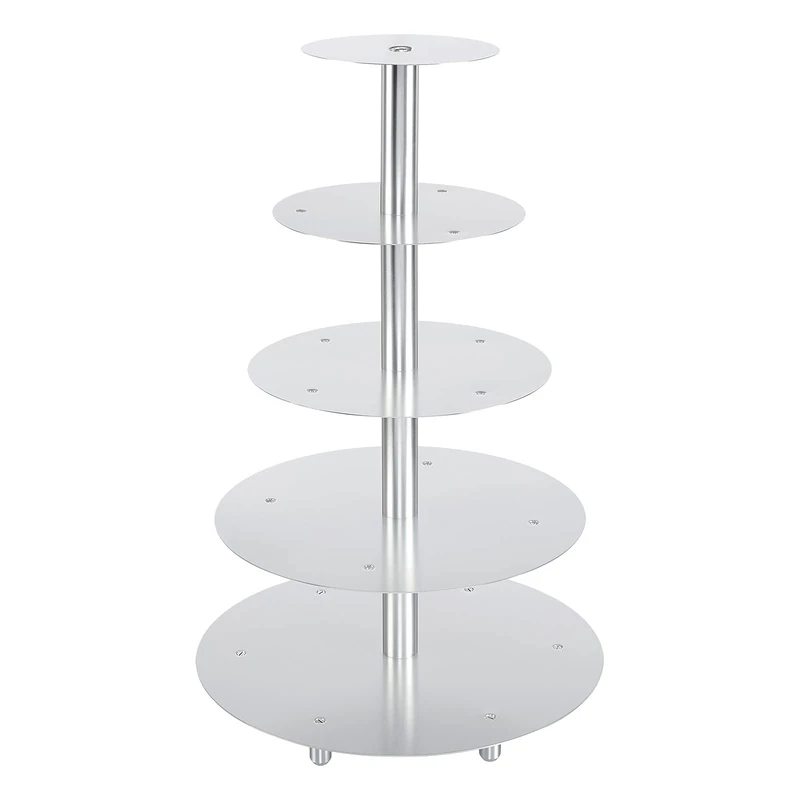 Thermohauser 5 Tier Cake Stand Aluminium Round