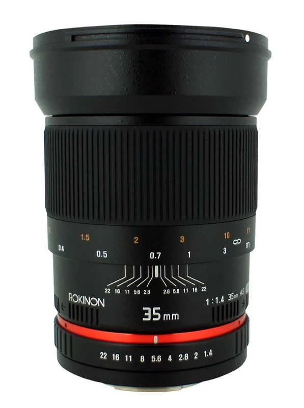 Rokinon 35mm f/1.4 Aspherical Lens with Automatic Chip for Nikon F