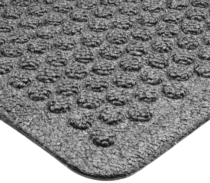 Notrax Mats for Professional Use 150S0035GY Aqua Trap robust barrier mat with moulded domes, GREY