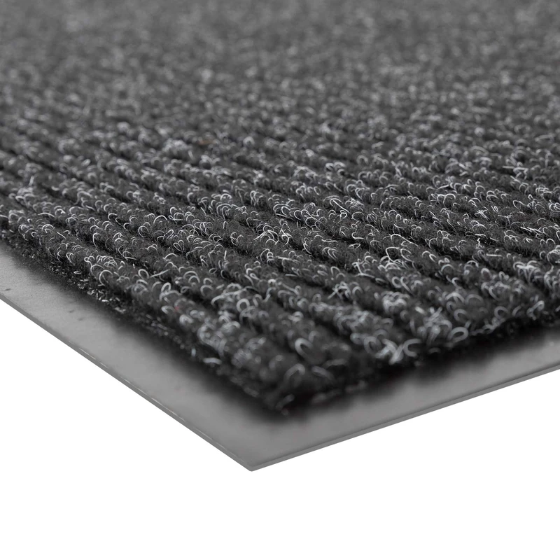 NOTRAX 109S0036CH 109 Brush Step Entrance Mat, For Home or Office, 3' X 6' Charcoal, Black