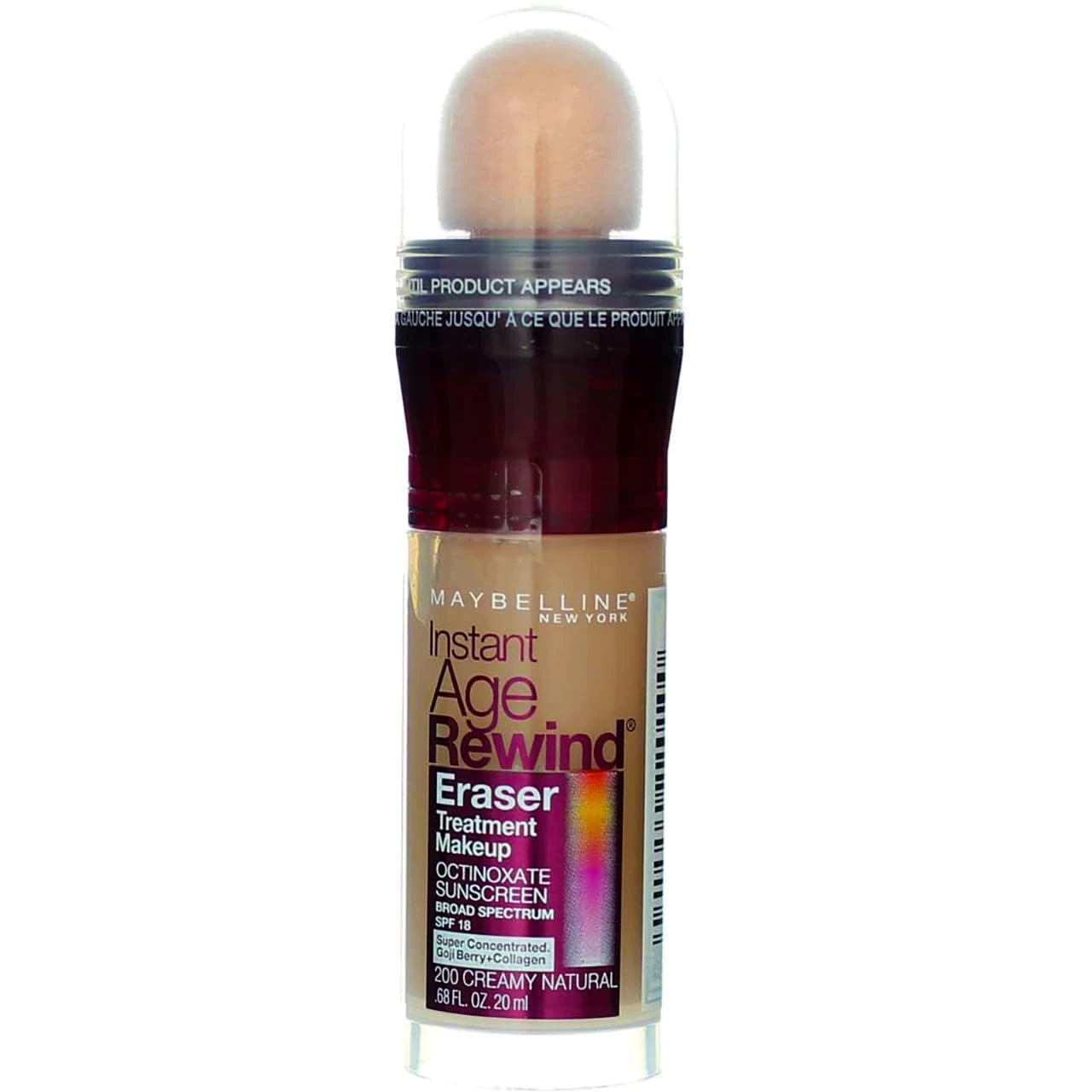 MAYBELLINE Cosmetics Instant Age Rewind Eraser Foundation Cream Nat 0.1201 0.68