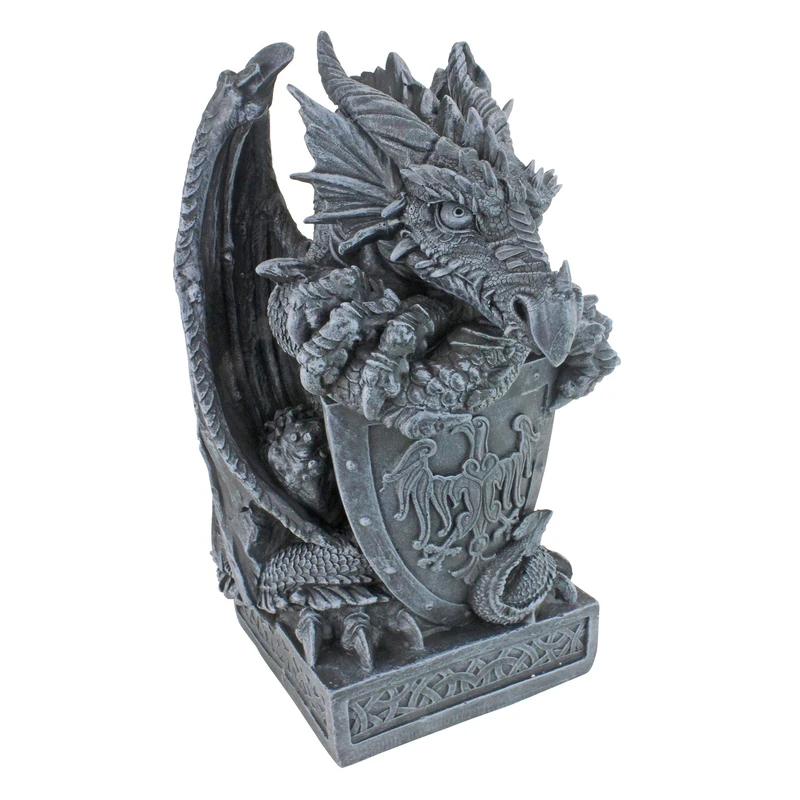 Design Toscano Shield, the Arthurian Dragon Statue