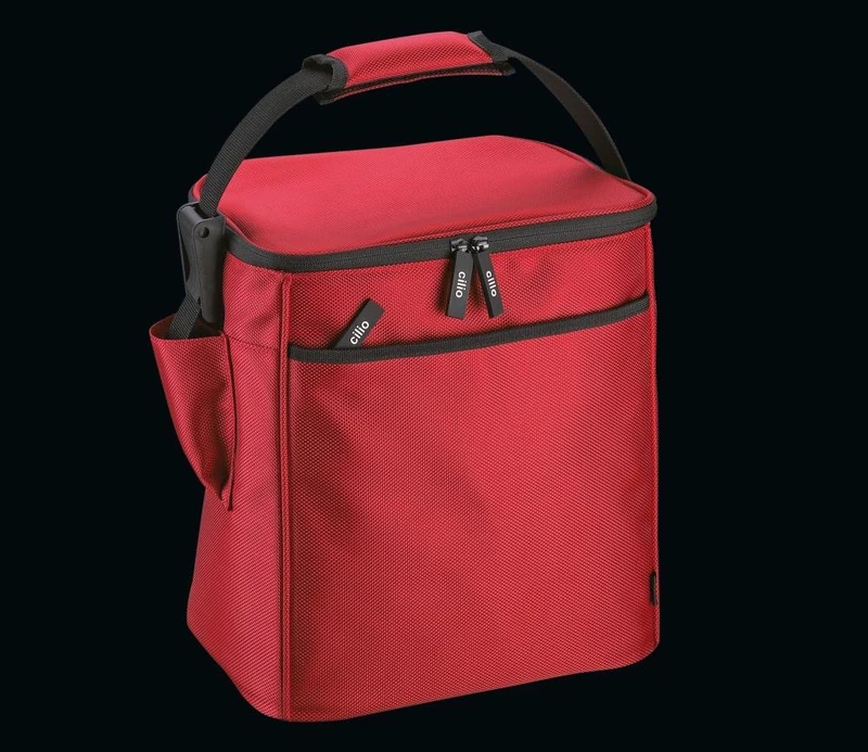 Cilio Isoliertasche Dolomiti Silber 30cm Red - Insulated Bag