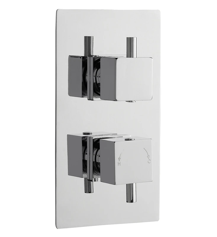 Ultra JTY301 Volt Thermostatic Twin Valve - Chrome