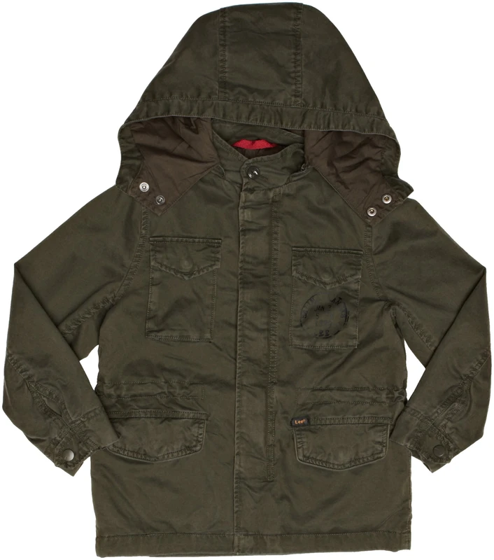 Lee Field Jacket Double Breasted Boys Jacket Forest Night 8 years - Image 1