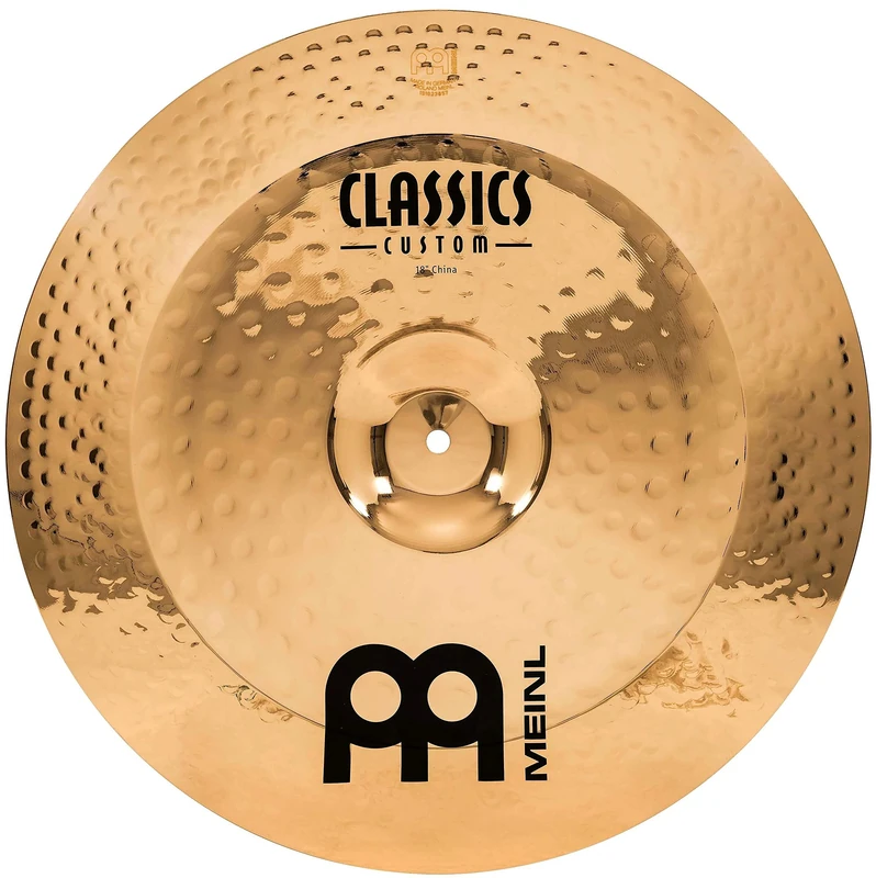 Meinl Cymbals Classics Custom Brilliant China Cymbal 18 inch (Video) for Drum Set (45,72cm) B12 Bronze, Brilliant Finish (CC18CH-B)
