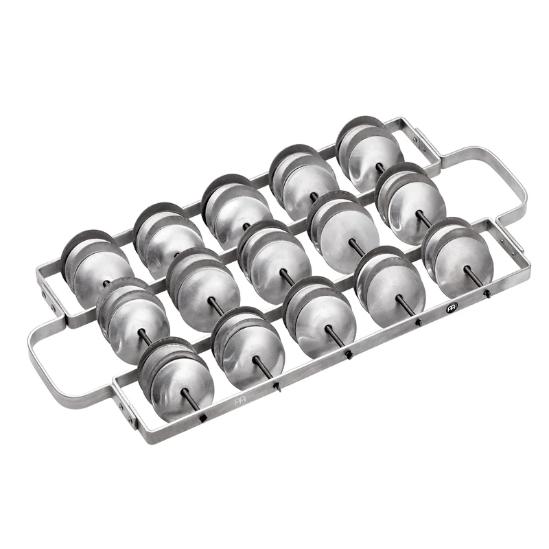 Meinl Percussion Aluminum Rocar Instrument - Large Samba Jingle Instrument - Aluminum, Silver (RC2-L)