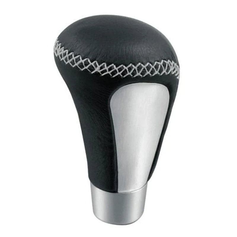 Lampa Pulse 00230 Gear Knob Black Leather and Aluminium