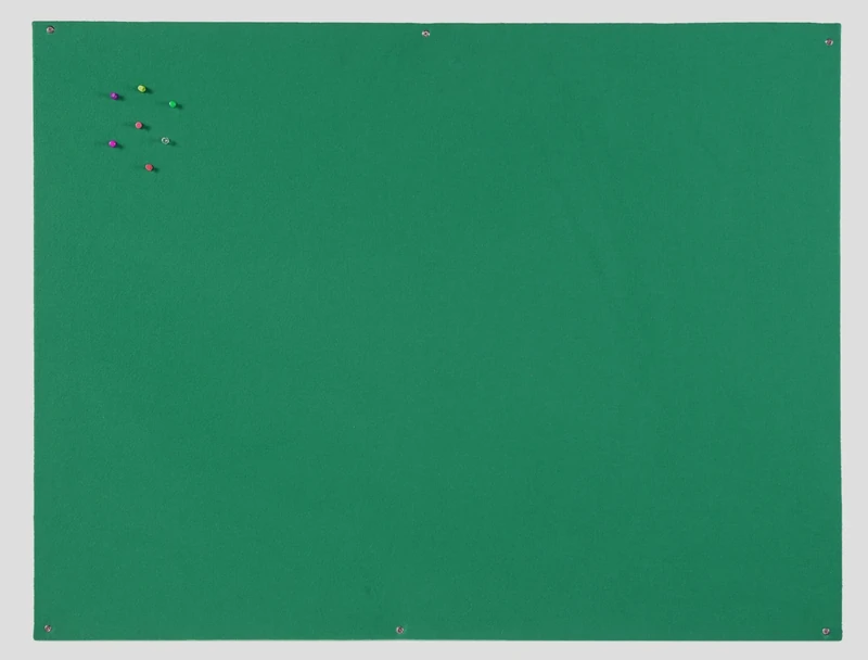 Bi-Office Notice Board, Green Felt, Unframed, 90 x 60 cm