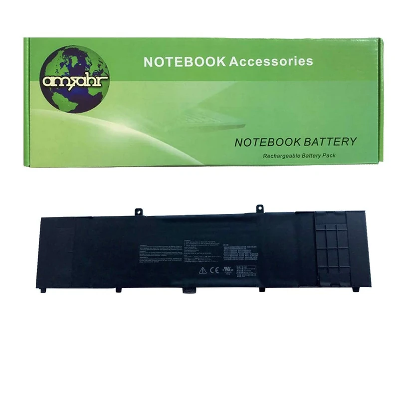 amsahr B21N1628-03 Replacement Battery for ASUS B21N1628, Asus 0B200-02490000 - Includes Stereo Earphone ()