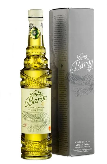 Venta del Barón - Voted The World's Best Olive Oil - - Extra Virgin Cold Pressed - High in Polyphenols - 500ml Bottle