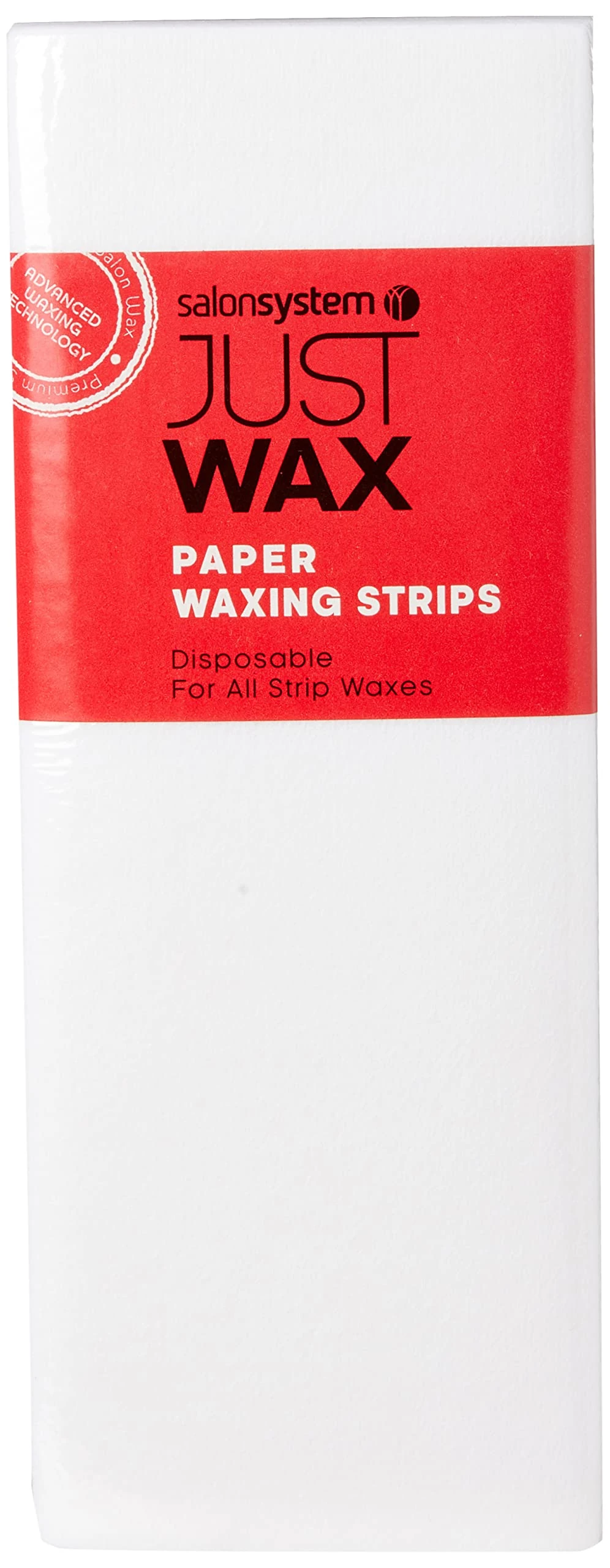 Salon System Just Wax Paper Waxing Strips - Pack of 100