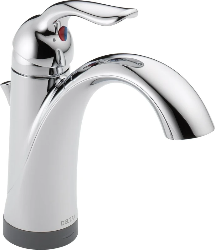 Delta 538T-DST Lahara Single Handle Bathroom Faucet with Touch2O.xt Technology, Chrome