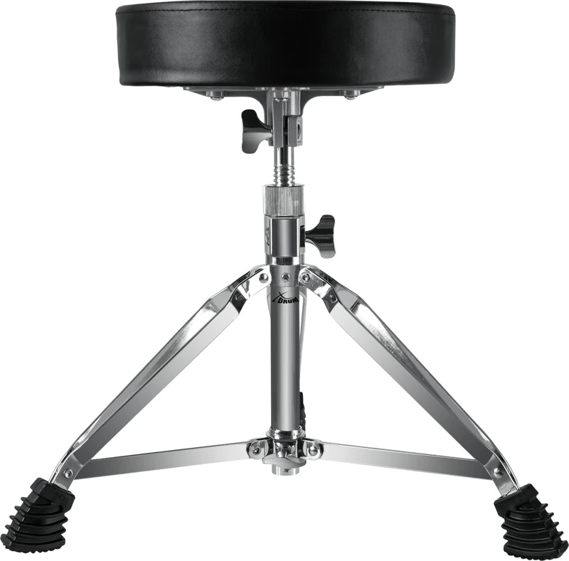 XDrum DHS-1 Drum Stool Height Adjustable Between 50-64 cm, Three Legs with Rubber Feet, Collapsible